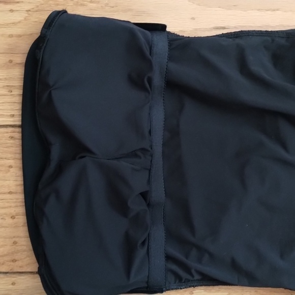 NWT J. Crew Ruched Bandeau black ruched one piece Sz XS - Picture 11 of 16